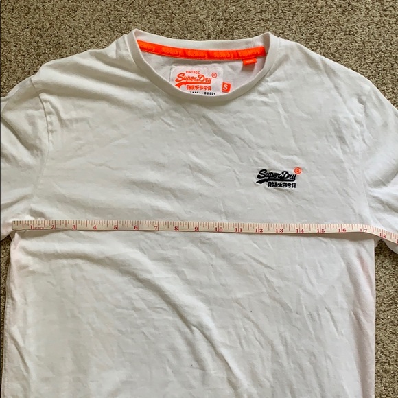 Superdry White Long Sleeve Tee - Picture 6 of 6
